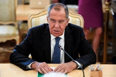 Ngoại trưởng Nga Sergei Lavrov trong một cuộc họp tại Moskva. (Nguồn: AFP/TTXVN)