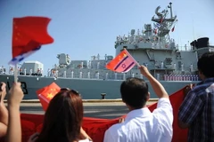 Tàu quân sự của Trung Quốc tại cảng Haifa, Israel năm 2012. (Nguồn: zerohedge.com)