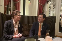 Quang cảnh buổi làm việc. (Ảnh: TTXVN phát)