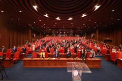 Vì dịch COVID-19, sự kiện giới hạn số đại biểu tham dự trong phạm vi đảm bảo giãn cách, thực hiện các biện pháp phòng, chống dịch bệnh theo đúng quy định. (Nguồn: laodongthudo.vn)