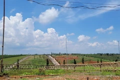 Hiện trường vụ hiến đất mở đường, phân lô, tách thửa tại phường Lộc Phát và xã Đam B’ri, thành phố Bảo Lộc, tỉnh Lâm Đồng. (Nguồn: laodong.vn)