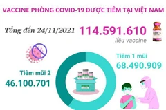 Hơn 114,59 triệu liều vaccine phòng COVID-19 đã được tiêm ở Việt Nam