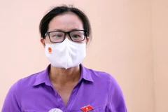 Đại biểu Nguyễn Thị Hồng Hạnh, Phó Giám đốc Sở Tư pháp Thành phố Hồ Chí Minh chia sẻ góp ý sửa đổi, bổ sung Luật Sở hữu trí tuệ.(Ảnh: Xuân Khu/TTXVN)