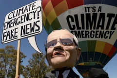 Thủ tướng Scott Morrison bị chỉ trích vì cách tiếp cận của chính phủ đối với biến đổi khí hậu. (Nguồn: Getty Images)