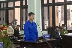 Bị cáo tại phiên toà xét xử phúc thẩm. (Ảnh: Mai Trang/TTXVN)