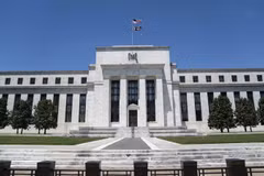 Trụ sở Cục Dự trữ liên bang Mỹ (Fed) tại Washington, D.C. (Ảnh: THX/TTXVN)
