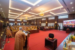 Toàn cảnh Đại lễ kỳ siêu nạn nhân tử vong vì dịch COVID-19. (Nguồn: laodong)