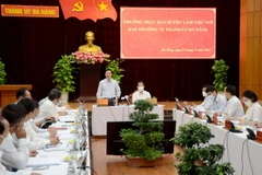 Thường trực Ban bí thư Võ Văn Thưởng phát biểu chỉ đạo buổi. (Ảnh: Quốc Dũng/TTXVN)