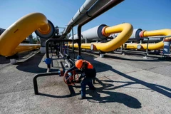 Đường ống vận chuyển khí gas từ Nga sang Ukraine. (Ảnh: Reuters)