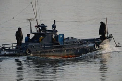 Tàu tuần tiễu của lực lượng bảo vệ bờ biển Triều Tiên. (Nguồn: AFP)