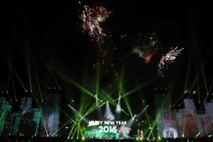 Quang cảnh lễ hội đếm ngược chào năm mới 2016. (Ảnh: Trần Lê Lâm/Vietnam+)