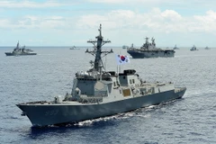 Hải quân Hàn Quốc, Mỹ tập trận chung. (Nguồn: defencetalk.com)