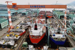 Hãng đóng tàu Samsung Heavy Industries Co. của Hàn Quốc. (Nguồn: bloomberg.com)