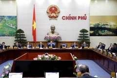 Một phiên họp thường kỳ của Chính phủ. (Nguồn: TTXVN)