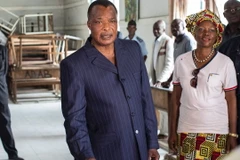 Tổng thống Cộng hòa Congo Denis Sassou Nguesso. (Nguồn: AFP/TTXVN)