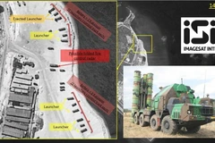 Ảnh vệ tinh cho thấy Trung Quốc đã triển khai tên lửa ra đảo Phú Lâm, thuộc Hoàng Sa của Việt Nam. (Nguồn: foxnews)