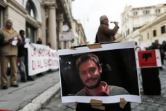 Biểu tình tại Rome yêu cầu điều tra về cái chết của Giulio Regeni. (Nguồn: Redux)