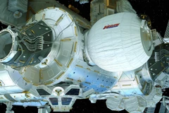 Hình ảnh minh họa về mẫu nhà ở không gian bơm hơi. (Nguồn: NASA)