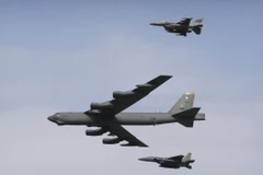 Máy bay ném bom chiến lược B-52 của Mỹ. (Nguồn: AP/TTXVN)