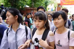 Thí sinh dự thi trung học phổ thông quốc gia. (Ảnh: Lê Minh Sơn/Vietnam+)