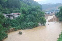 Lũ ở Lào Cai (Ảnh chỉ có tính minh họa. Tác giả: Lục Văn Toán/TTXVN)