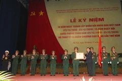 [Photo] Lễ kỷ niệm 70 năm thành lập Quân đội Nhân dân Việt Nam