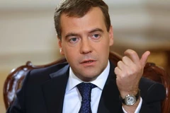 Thủ tướng Nga Dmitry Medvedev
