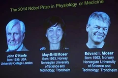 John O'Keefe, May-Britt Moser và Edvard I. Moser giành Nobel Y học