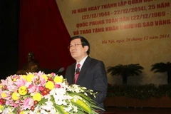 Diễn văn của Chủ tịch nước tại Lễ kỷ niệm thành lập QĐND Việt Nam