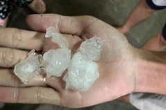Những hạt đá có kích thước khoảng 2-3cm. (Nguồn: nld.com.vn)