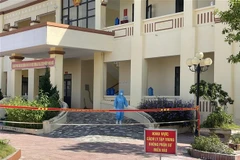 Khu cách ly tập trung tại Thanh Hóa. (Ảnh: Hoa Mai/TTXVN)