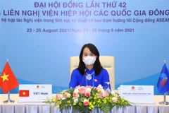 Ủy viên Thường trực Ủy ban Kinh tế Phạm Thị Hồng Yến phát biểu. (Ảnh: Nguyễn Điệp/TTXVN)