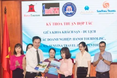 Quang cảnh lễ ký kết. (Nguồn: Vietnam+)