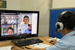 Phỏng vấn tuyển dụng trực tuyến. (Ảnh minh họa: PV/Vietnam+)