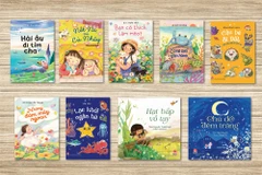 Bộ 9 tác phẩm thiếu nhi sắp ra mắt độc giả nhỏ tuổi. Đây cũng chính là những tác phẩm tham dự giải thưởng Văn học Kim Đồng lần thứ Nhất (2023-2025). (Ảnh: NXB)