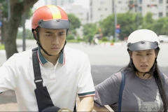 Diễn viên Mạnh Quân và Diễm Hằng trong phim. (Ảnh: VTV)