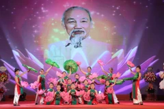 Chương trình nghệ thuật sẽ có các tiết mục về tình cảm của Bác Hồ dành cho thiếu nhi. (Ảnh: PV/Vietnam+)