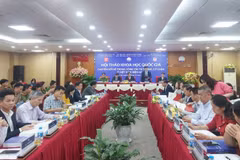 Hội thảo khoa học quốc gia: “Chuyển đổi số trong công tác tư tưởng, lý luận ở Việt Nam hiện nay.” (Ảnh: Minh Thu/Vietnam+)
