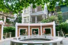 Sân chơi trẻ em cải tạo từ giếng làng: Sáng kiến giữ hồn quê ở trong phố