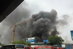 Hiện trường vụ cháy (Ảnh: CTV) 