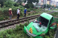 Hiện trường vụ tai nạn (Ảnh: Minh Sơn/Vietnam+) 