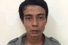 Đối tượng Giáp tại cơ quan công an (Ảnh: CQĐT cung cấp) 