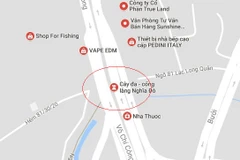 Vị trí xảy ra vụ việc (Ảnh: Google Map) 