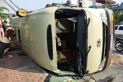 Hiện trường vụ việc (Ảnh: PV/Vietnam+) 