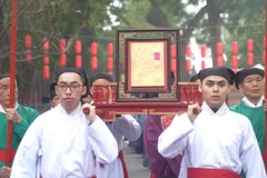 Tái hiện thể nghiệm Lễ Tiến lịch nhân dịp đầu năm mới 2022. (Ảnh: Ban tổ chức)