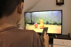 Trẻ em ngày càng dễ tiếp cận các nội dung phim trực tuyến. (Ảnh: Minh Anh/Vietnam+)