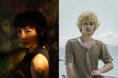 Tóc Tiên trong ''Thanh Sói: Cúc dại trong đêm'' và Trần Nghĩa (Mắt Biếc) trong ''Đảo độc đắc.'' (Ảnh: ĐPCC)