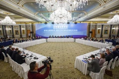 Toàn cảnh hội nghị về giải trừ và chống phổ biến vũ khí hạt nhân của 5 nước ủy viên thường trực HĐBA LHQ ở Bắc Kinh, Trung Quốc, ngày 30/1/2019. (Ảnh: AFP/ TTXVN)