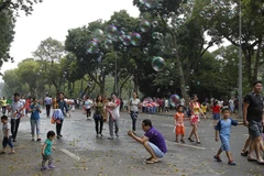 Phố đi bộ Hồ Gươm. (Ảnh: Văn Điệp/TTXVN)