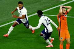 Ollie Watkins đưa Tam sư thẳng tiến chung kết EURO 2024. (Nguồn: Reuters)